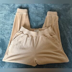 Abercrombie & Fitch Soft A&F Collection Women's Velour Joggers Sweatpants Size M